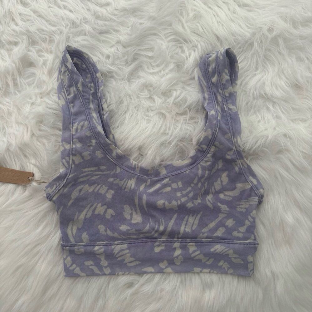 Skims Summer Mesh Collection Scoop Bralette Lilac Swirl
Size XS